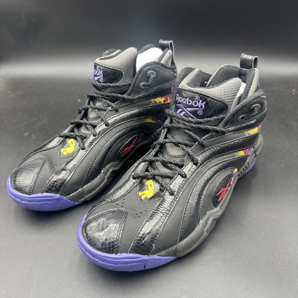 REEBOK Shaqnosis Escape From LA Basketball Shoes High Top Retro Sneakers Sz 9.5